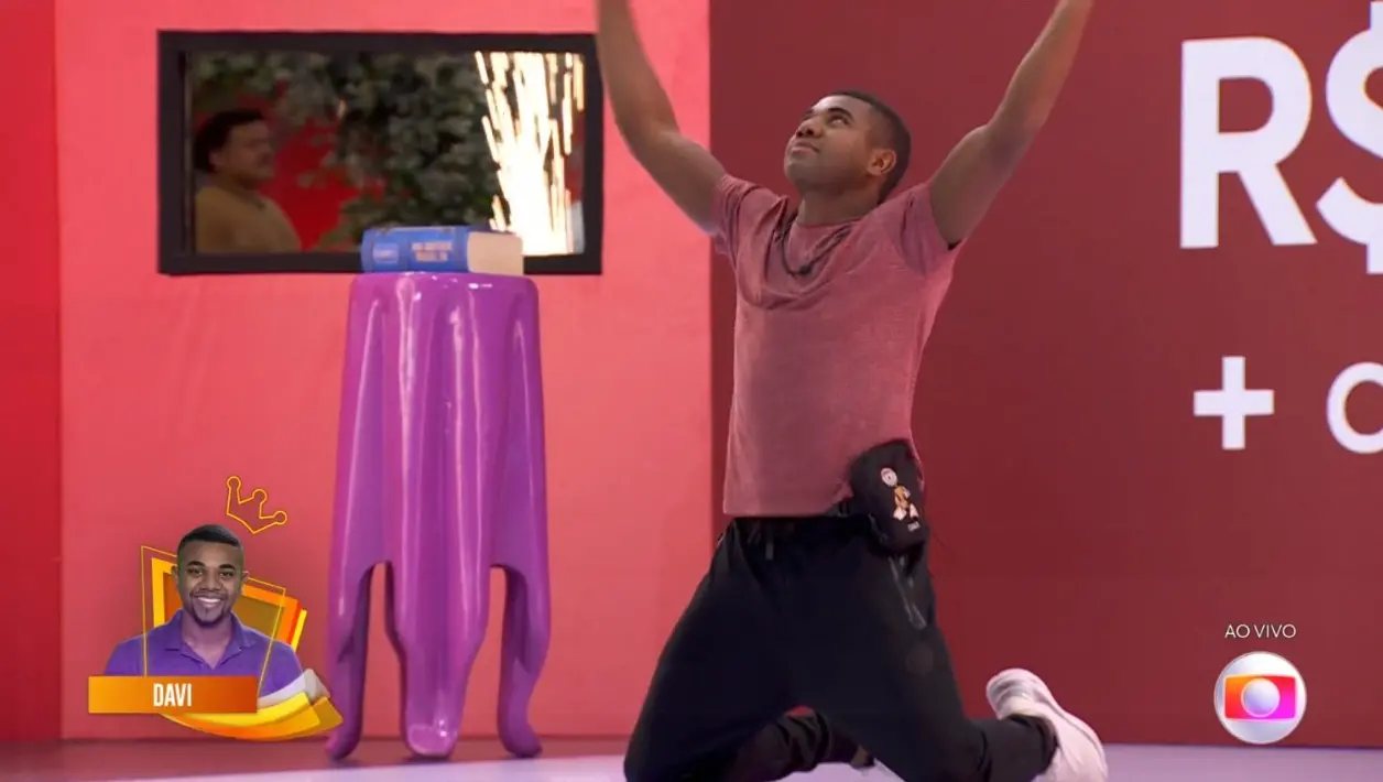 Davi venceu a Prova do Líder deste domingo (7)