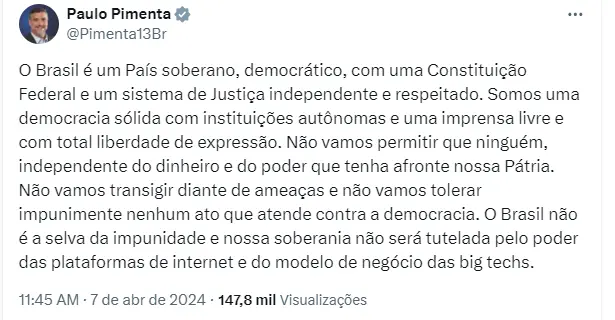 Postagem de Pimenta