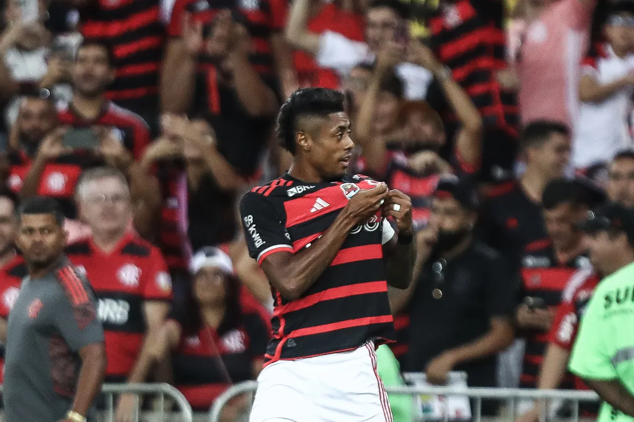 Bruno Henrique marcou o gol da vitória do Mengão