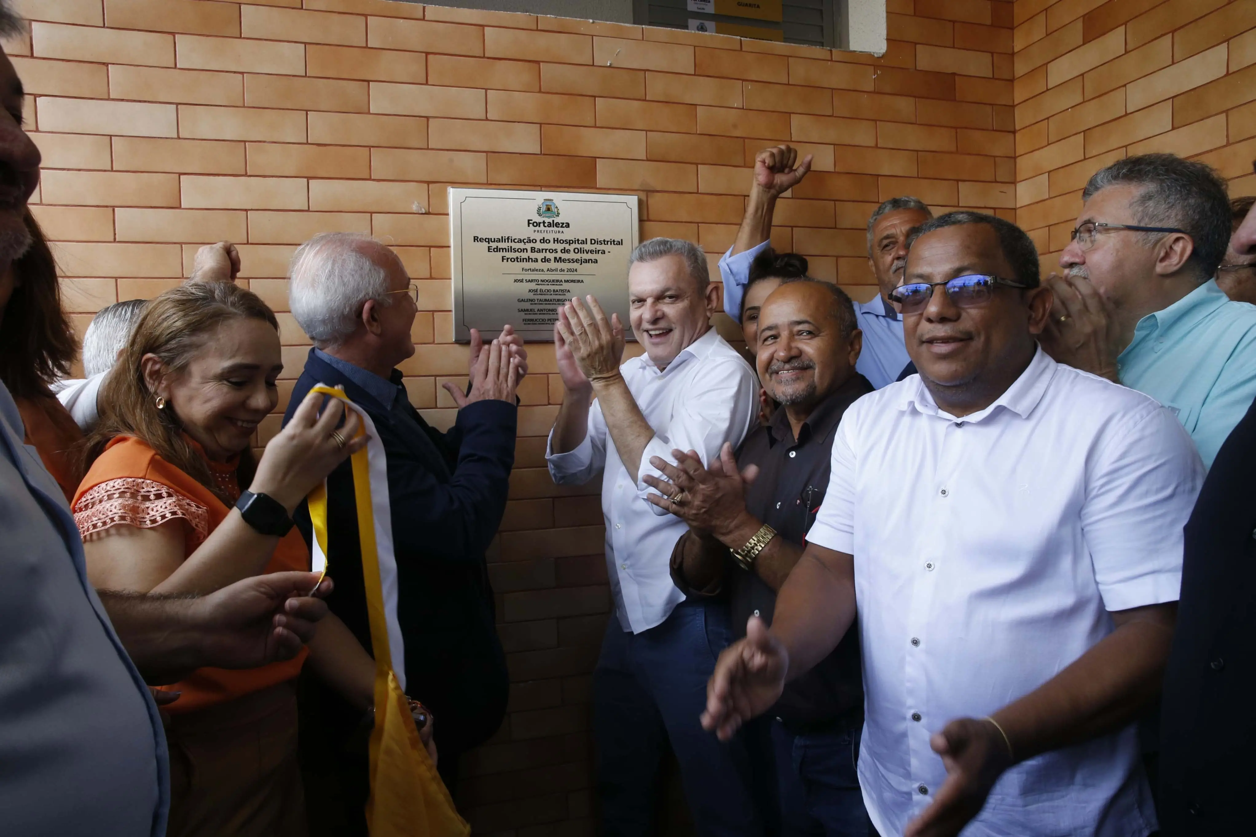 Sarto na inauguração do Frotinha da Messejana