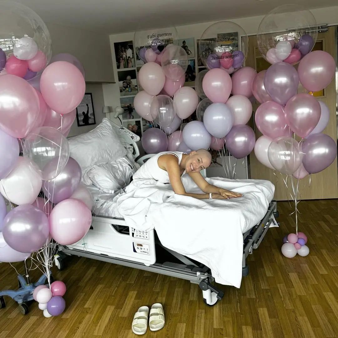 Fabiana Justus em tratamento contra leucemia