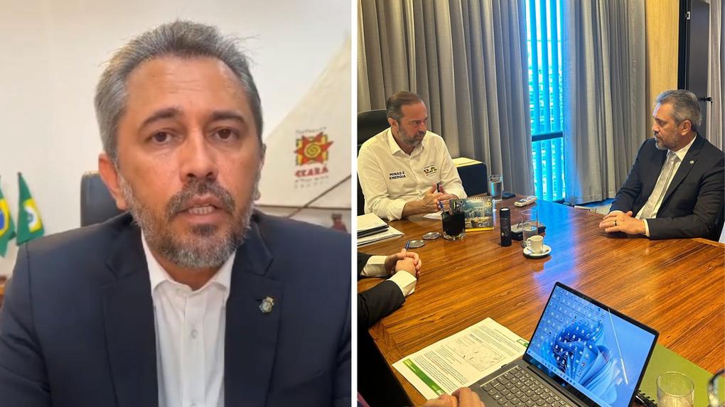 Elmano e o ministro Alexandre Silveira trataram do serviço prestado pela Enel