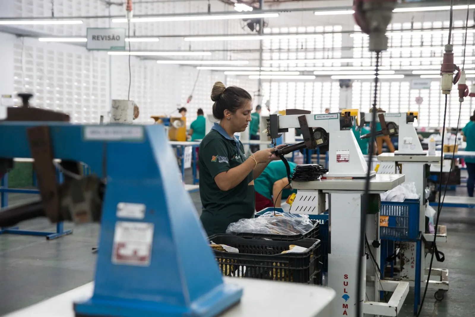 Para a fabricação da Crocs no Estado, a Rubberloss investiu, apenas em maquinário, R$ 10 milhões