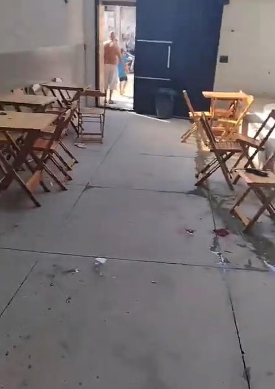 Print de vídeo do crime