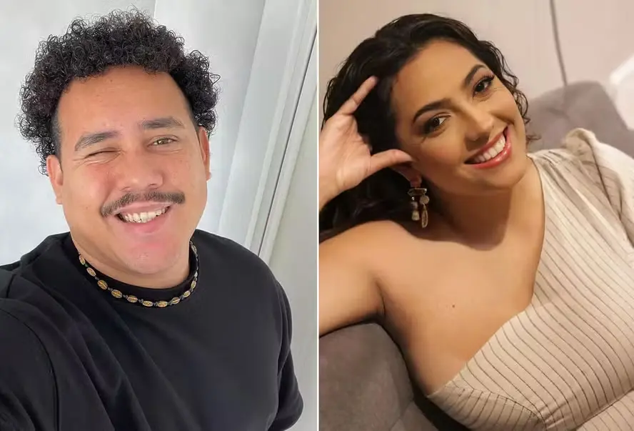 Lucas Buda e Camila Moura