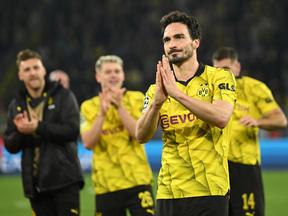 Borussia Dortmund comemora vitória na Champions League