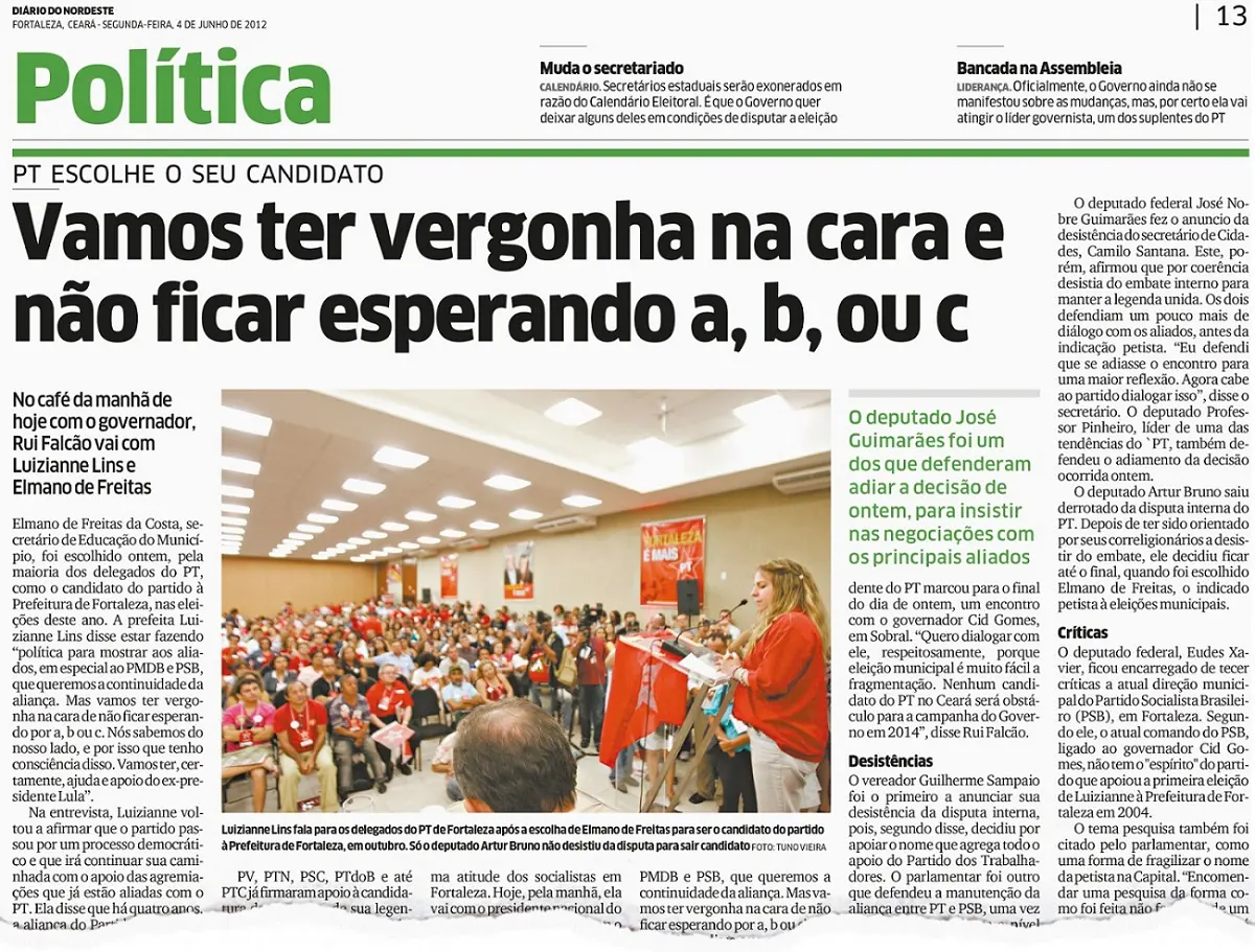 Encontro Municipal PT 2012