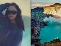 Uma turista chinesa morreu ao cair dentro de vulcão durante pose para foto na Indonésia