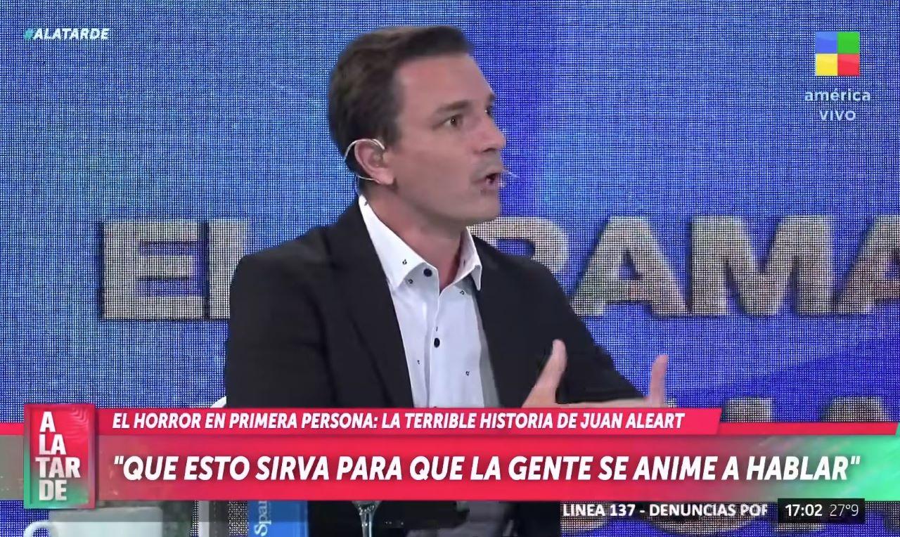 jornalista diego esteves falando durante programa de TV. a imagem é uma reprodução da tela da TV