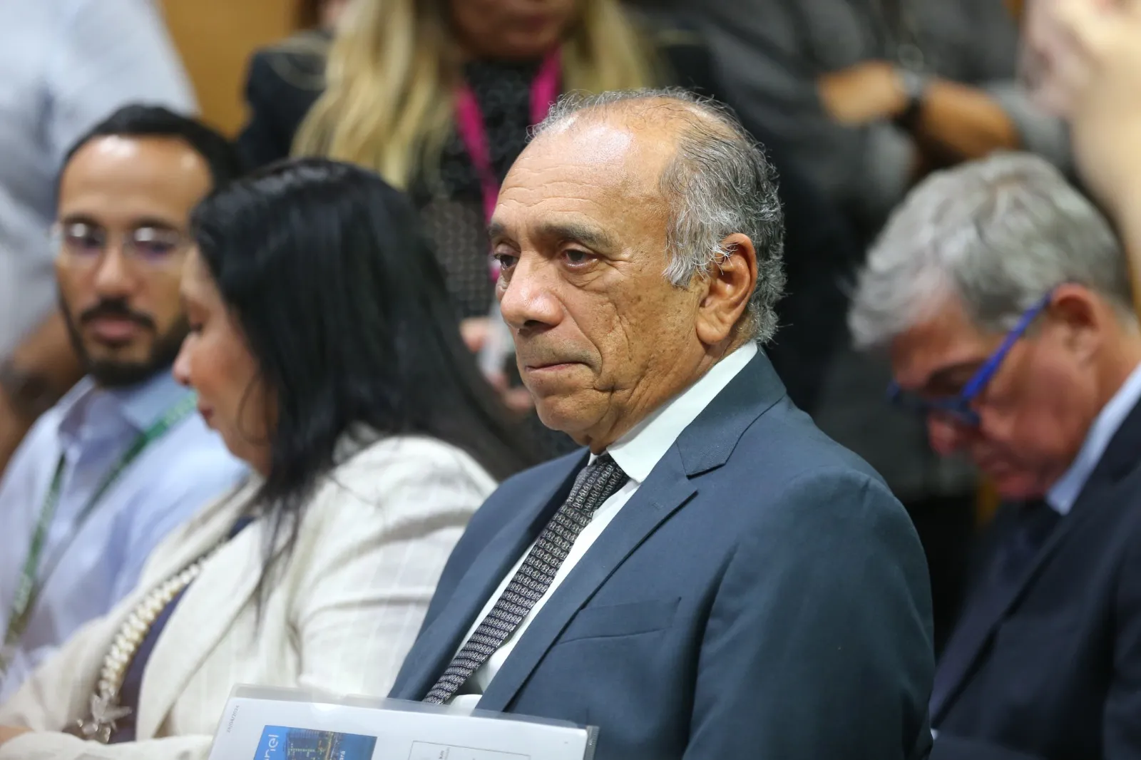 José Nunes de Almeida Neto, diretor-presidente da Enel, durante oitiva nesta quarta-feira (24) na CPI da Enel na Alece