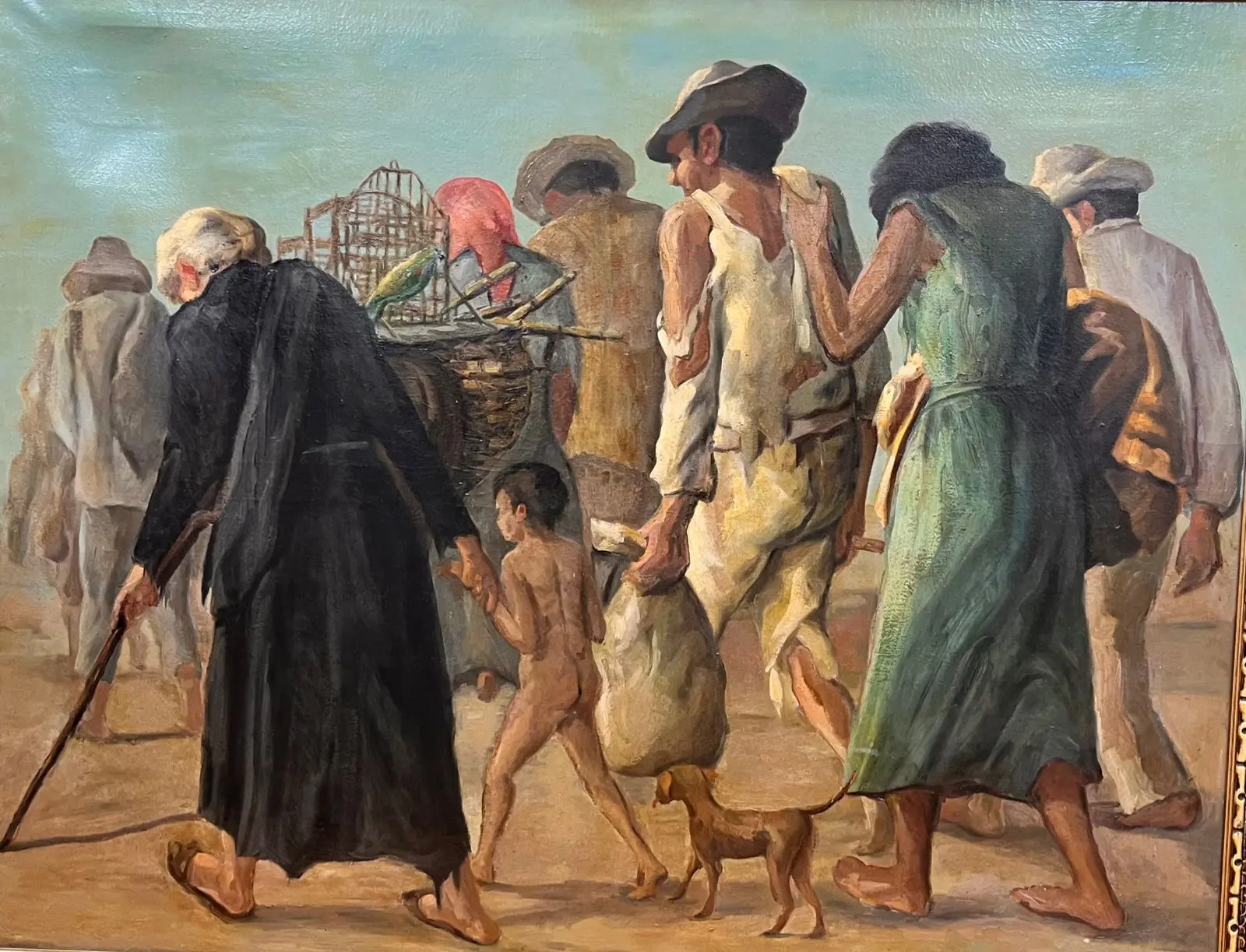 Obra Êxodo Nordestino, de Sinhá d’Amora