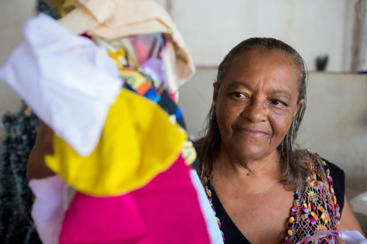 Retalhos dão o colorido da vida de Fátima