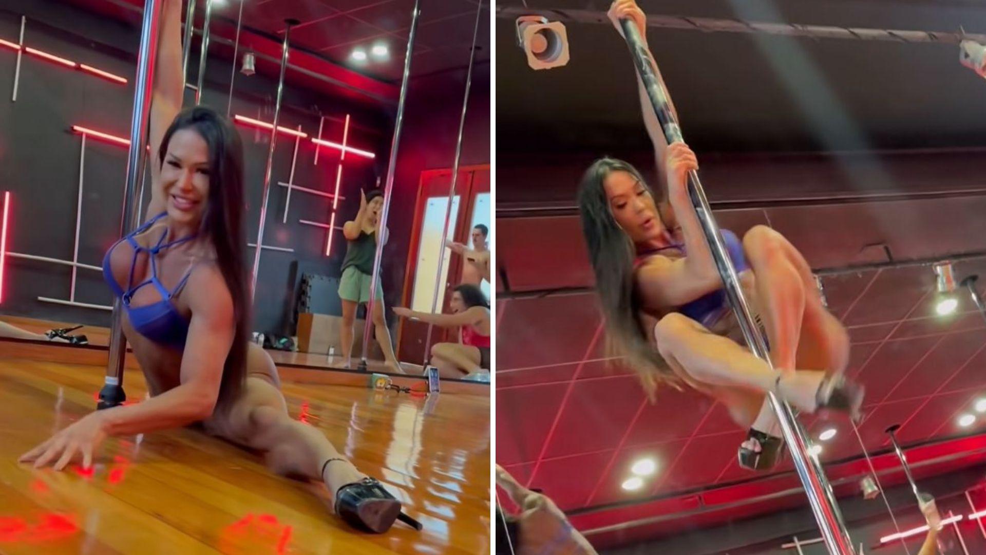 Após separação, Gracyanne utiliza música de Belo em aula de pole dance -  Zoeira - Diário do Nordeste