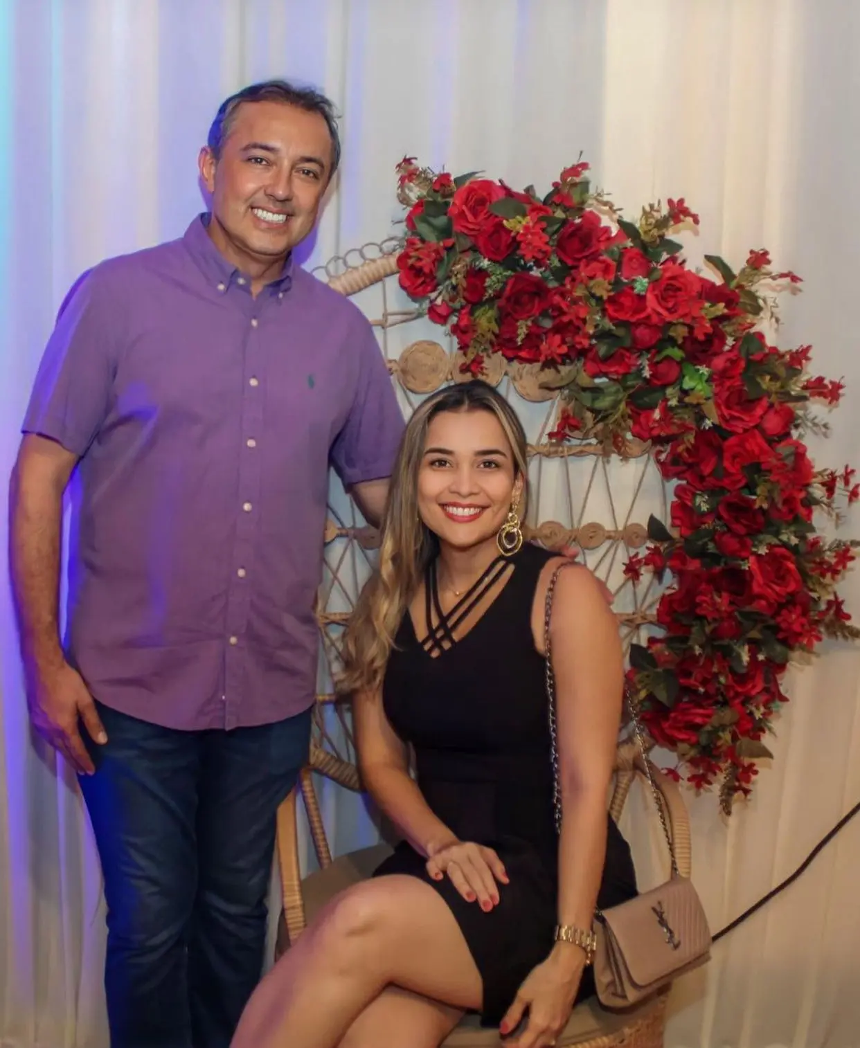 Vereador César Veras e esposa Carolina Veras. Esposa de vereador César Veras, morto em Camocim, se pronuncia após testemunhar crime: 'Destruída'