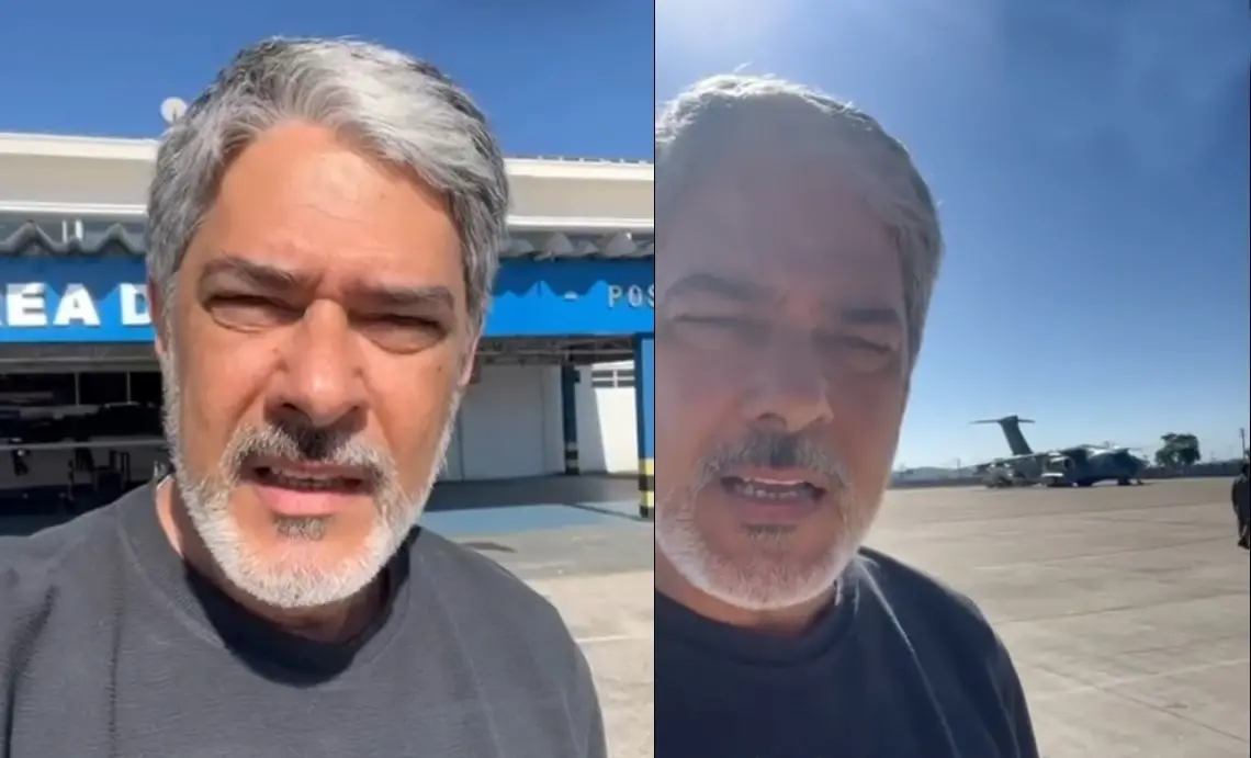 Apresentador mostrou saída de base da FAB em rede social