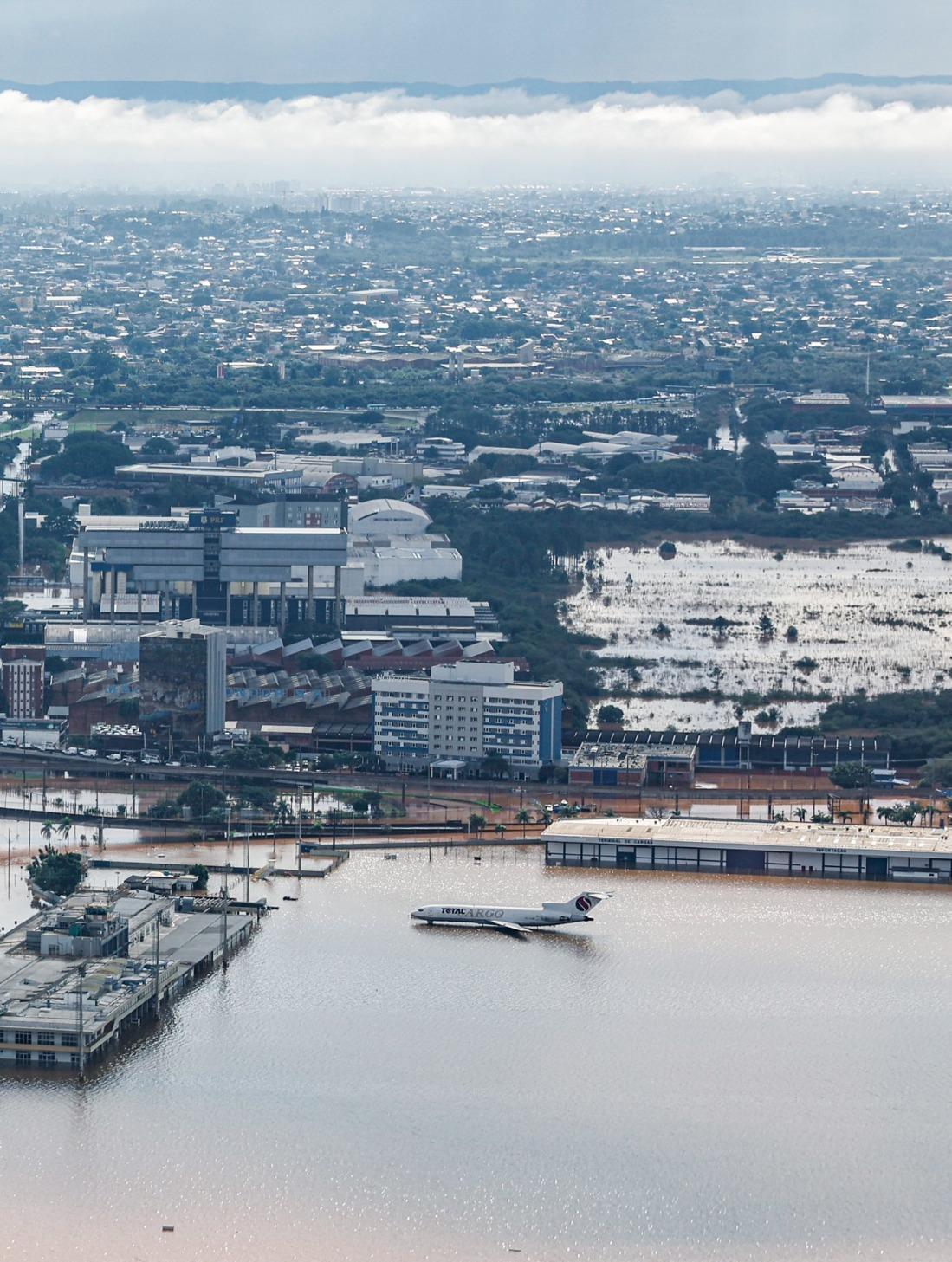 Porto Alegre está sofrendo com inundações