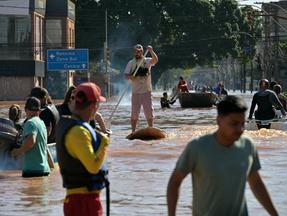 Diversos municípios do Rio Grande do Sul foram atingidos pela enchente, incluindo Porto Alegre