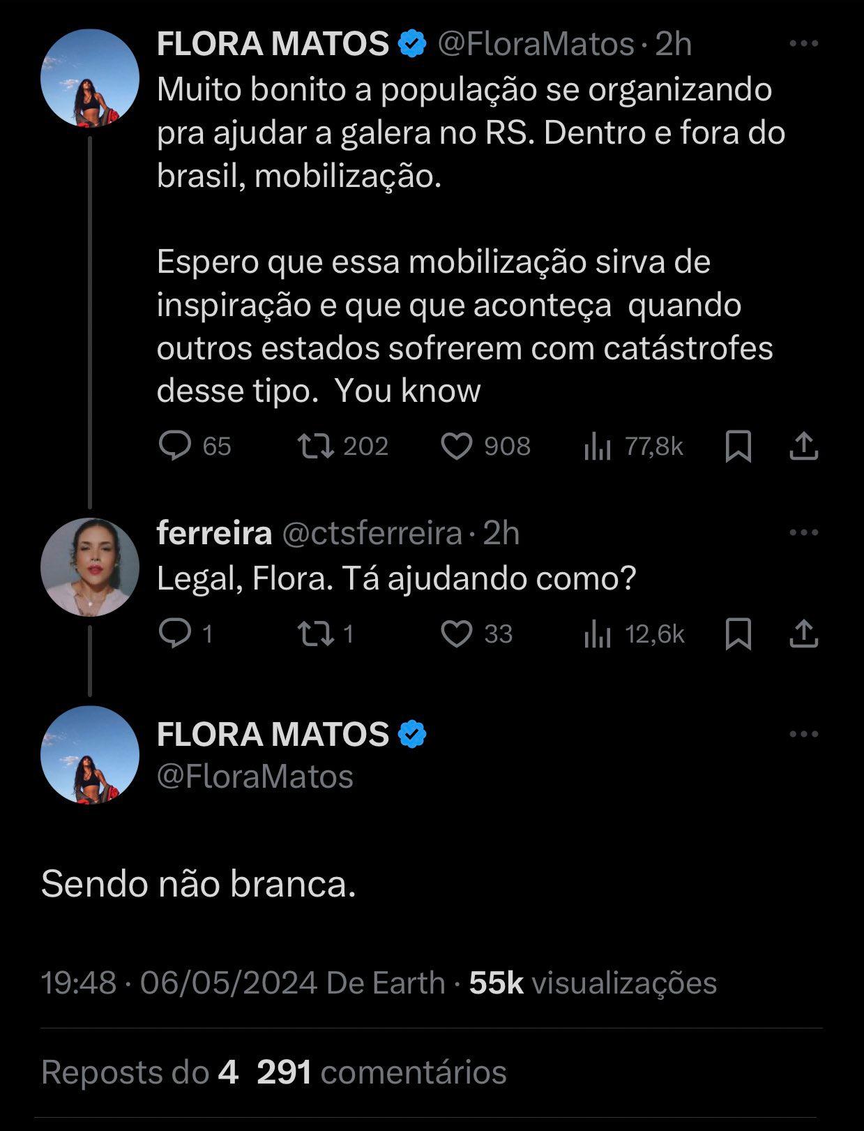 Publicação da Flora Matos