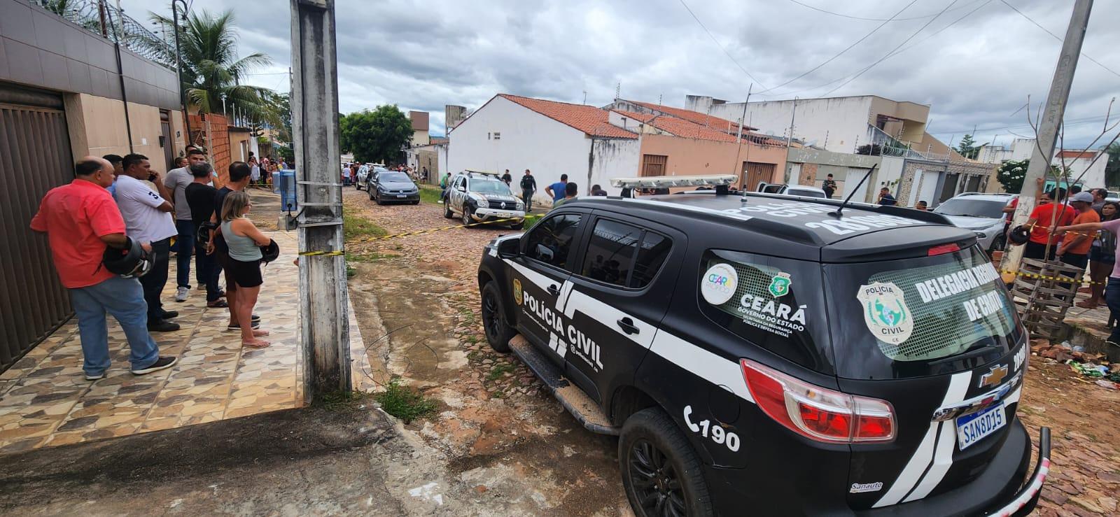 Cena do crime da morte de suplente