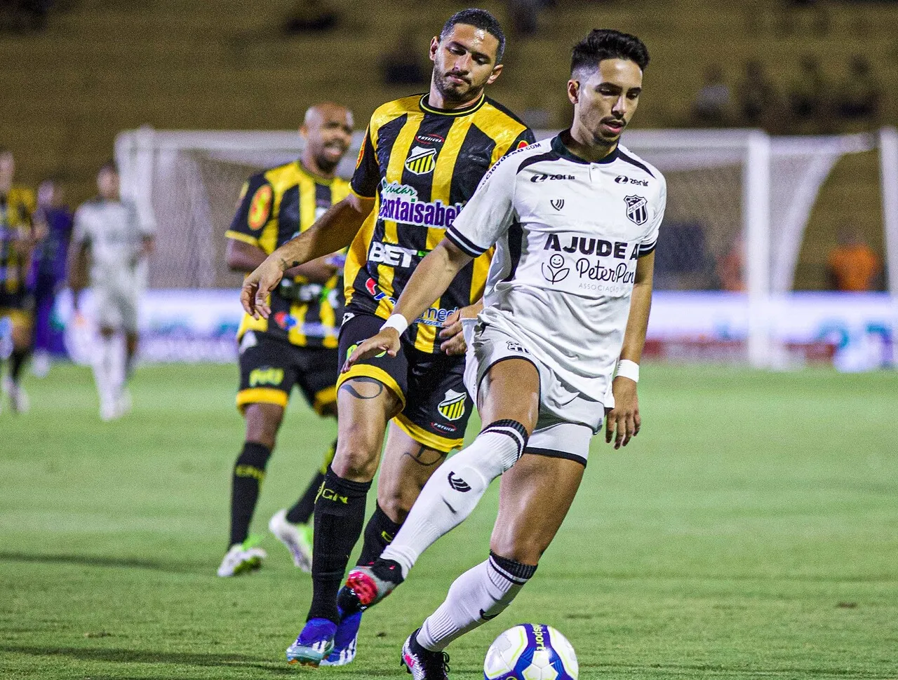 O Ceará fez sua melhor partida na Série B e venceu o Novorizontino fora de casa