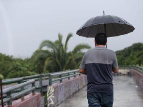 Fortaleza e outros 22 municípios cearenses registraram chuvas neste domingo (12)