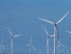 foto de turbina de geração de energia eólica