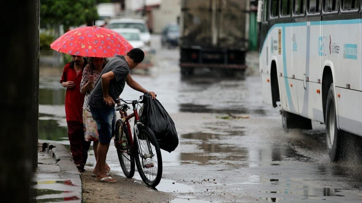 Chuva em Fortaleza. Funceme aponta chuvas diárias no Ceará e em Fortaleza até sexta-feira (17)