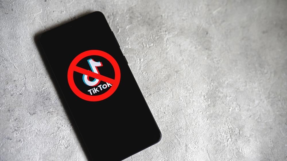 Imagem do TikTok banido