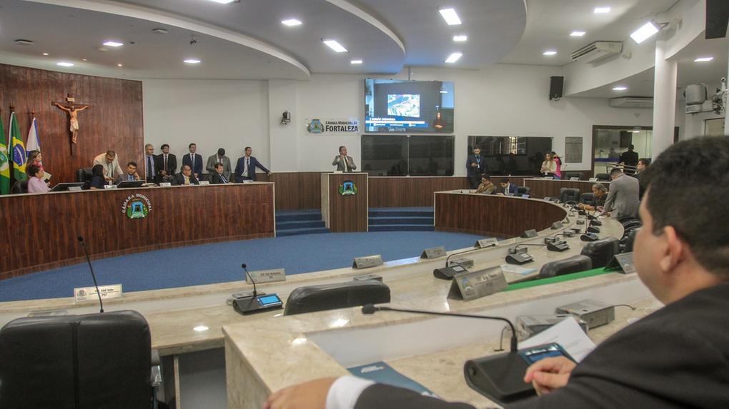 Câmara Municipal de Fortaleza na sessão desta quinta-feira, 16