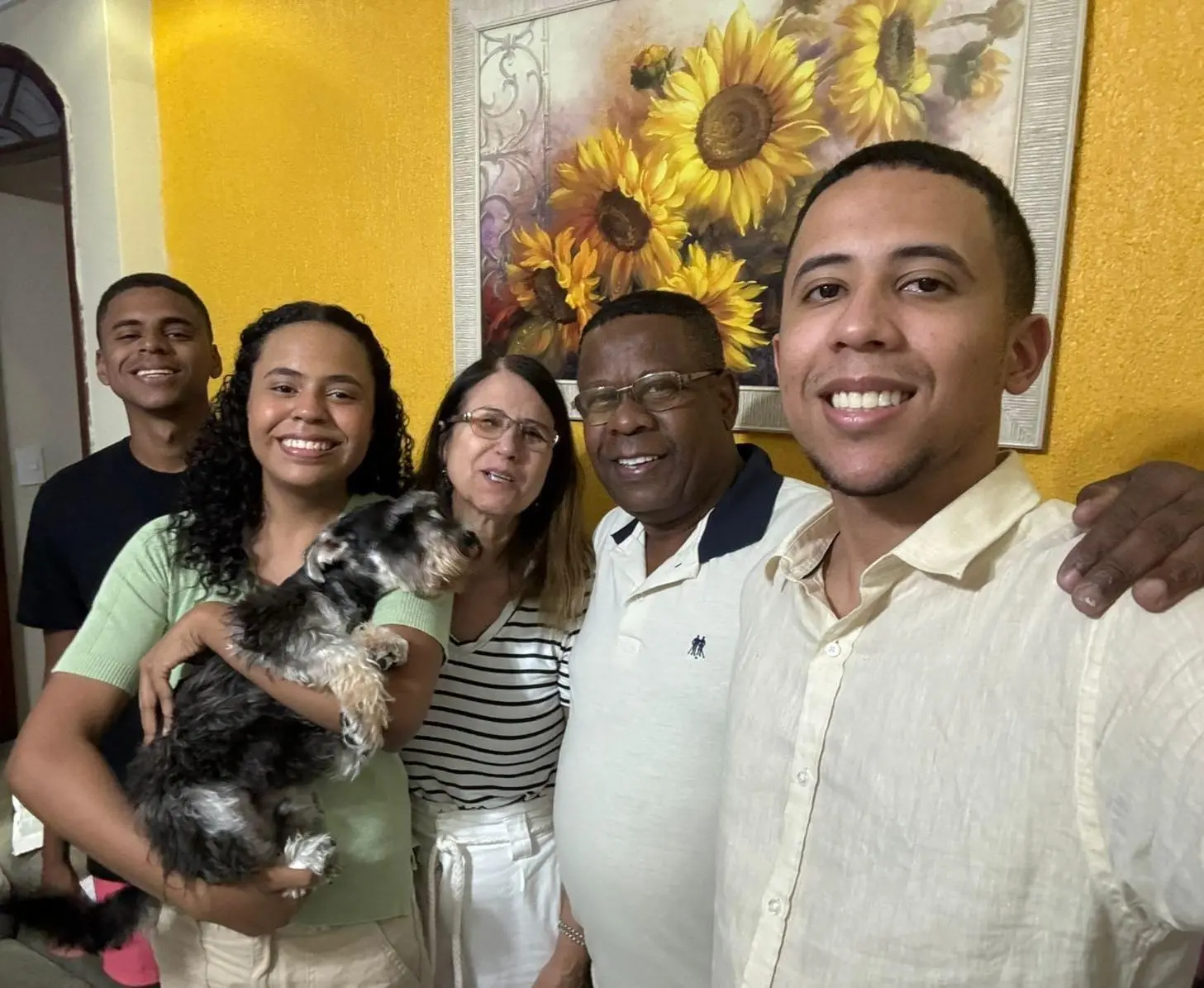 Vitória e família