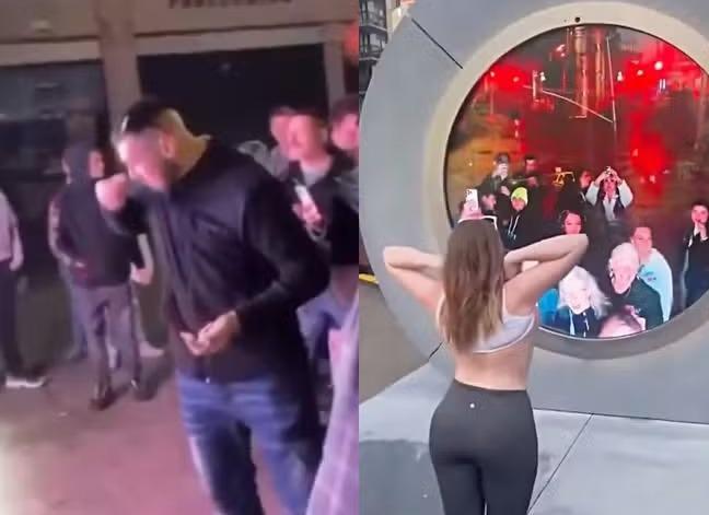 Público interage com portais