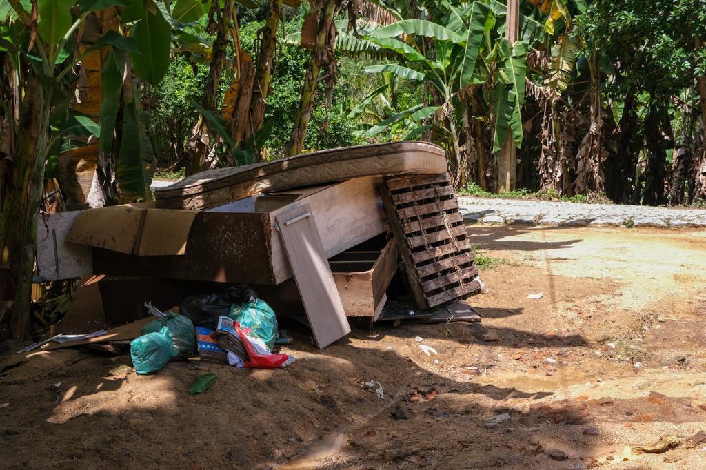 Inundação em comunidade de Uruburetama, em 2023