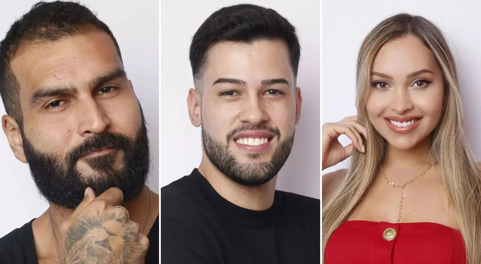 Colagem com fotos de Brenno, Kaio e Any, participantes da A Grande Conquista. Enquete A Grande Conquista: Quem deve vencer prova e se livrar da segunda Zona de Risco? Vote