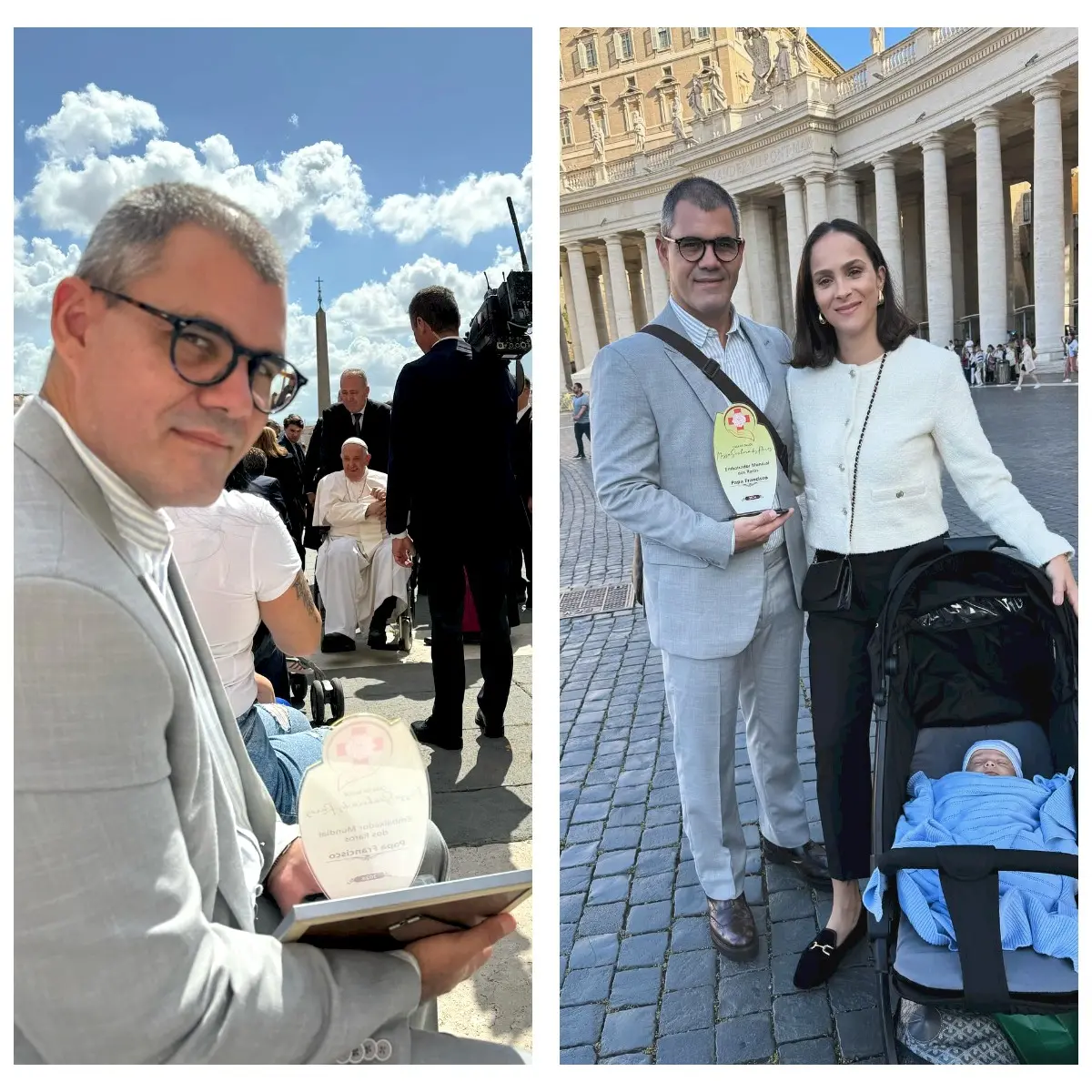 Julianao e Letícia Cazarré