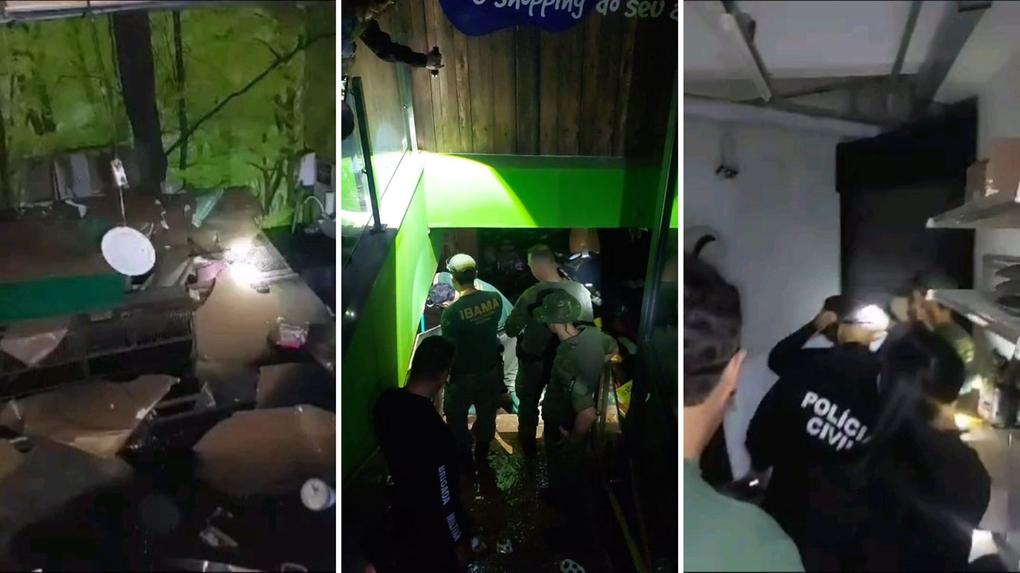 Operação do Ibama e da Polícia Civil constatou estado da loja em que animais morreram afogados no RS