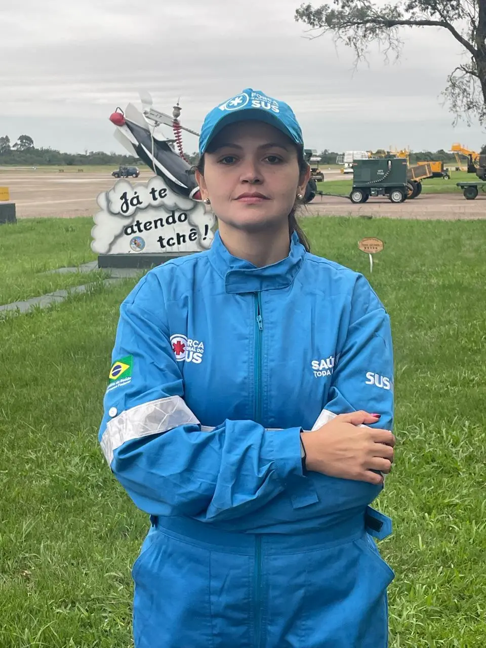 Andreza Sérvula, aeromédica