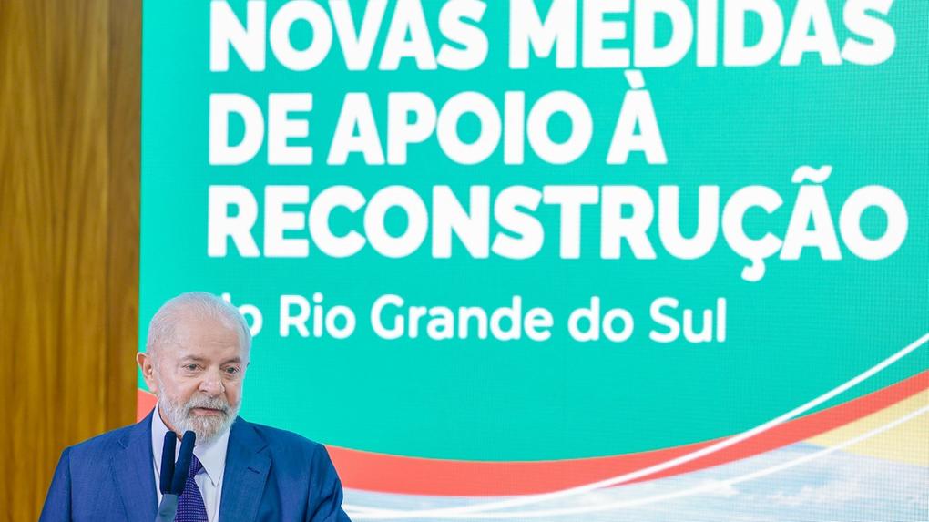 Lula apresenta medidas para o Rio Grande do Sul