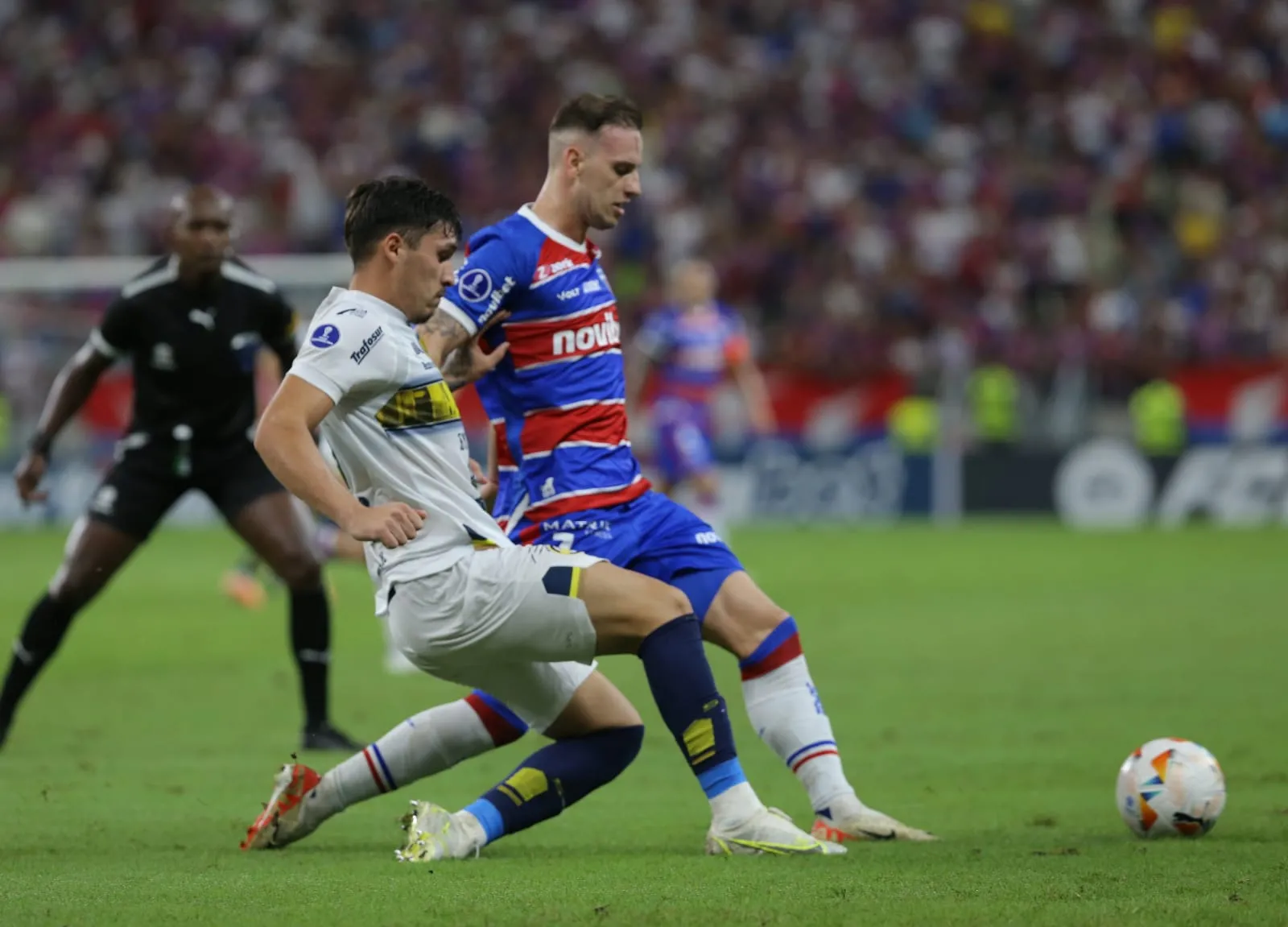 A etapa final de jogo foi de ritmo lento do Fortaleza pelo resultado praticamente definido