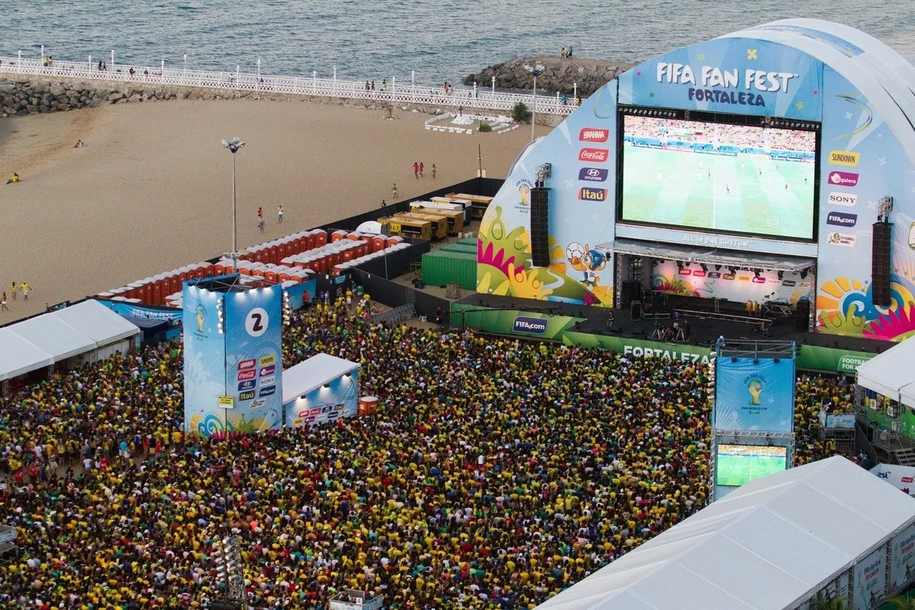 Fifa Fan Fest em Fortaleza recebeu grande público ao longo dos 30 dias de Copa do Mundo em 2014