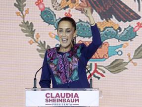Claudia Sheinbaum, a primeira mulher a assumir a presidência do México