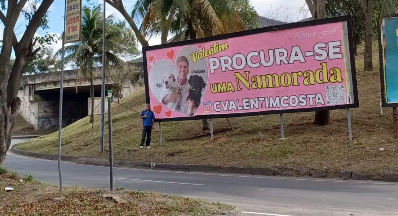 Carlos Valentim está viúvo há quatro anos e cansou de esperar por um novo amor