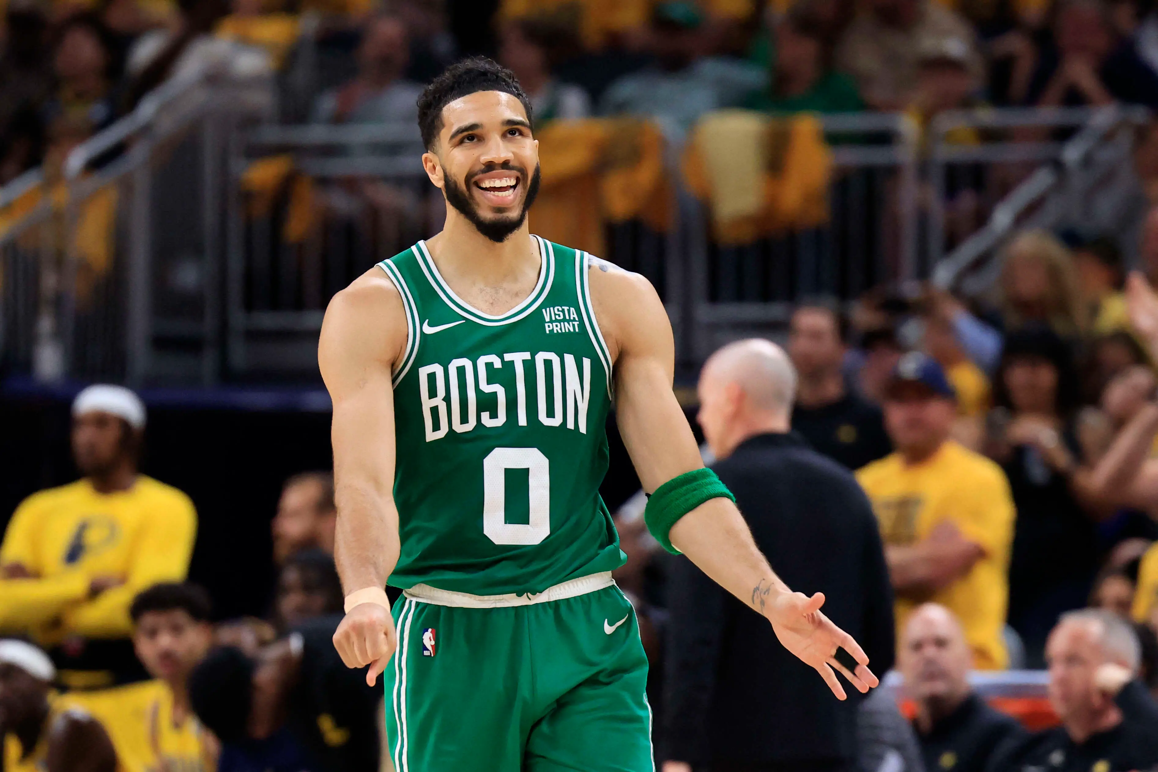 Imagem do ala do Boston Celtics Jayson Tatum