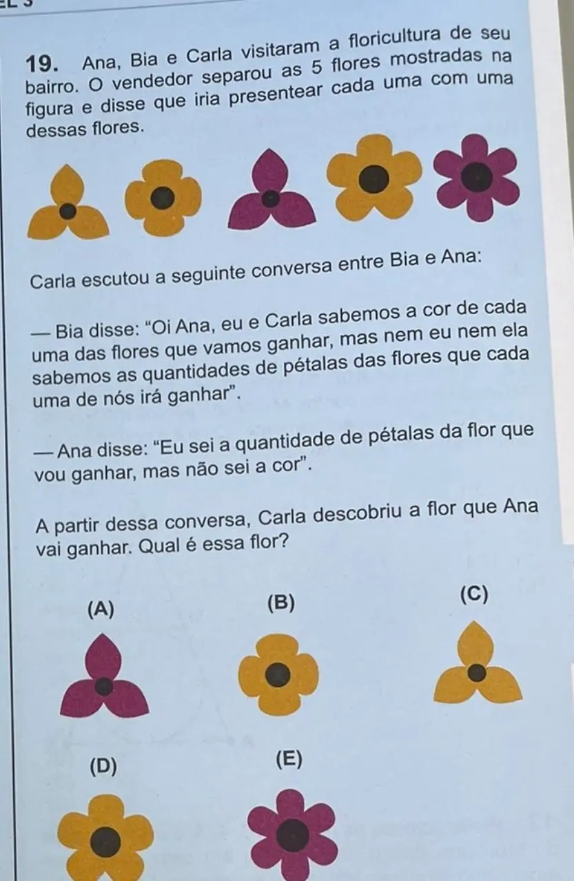 questão da flor na OBMEP