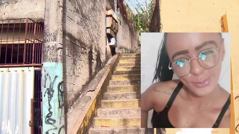 Vítima tentou fugir, mas caiu de escadaria