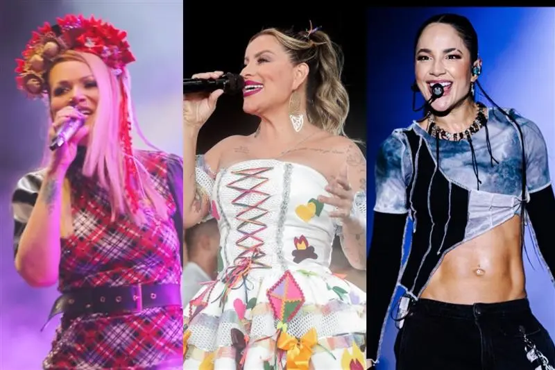 Solange Almeida, Walkyria Santos e Michele Andrade percorrem o Nordeste com grandes shows