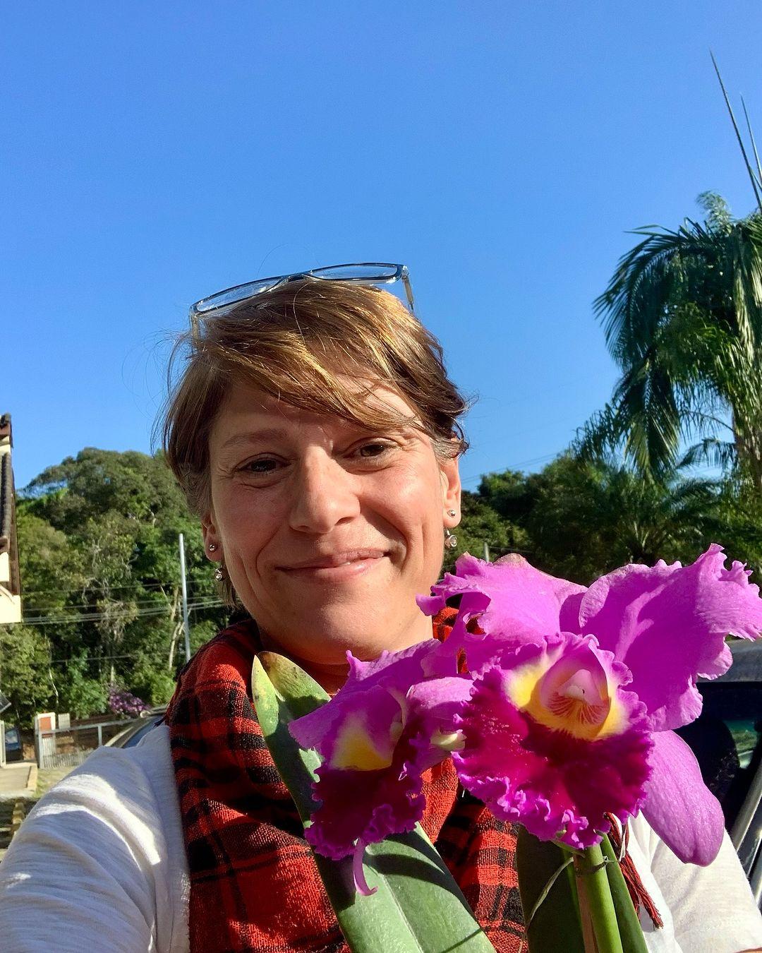 Valéria Zopello, lembrada pelos fãs como a namorada de Dinho