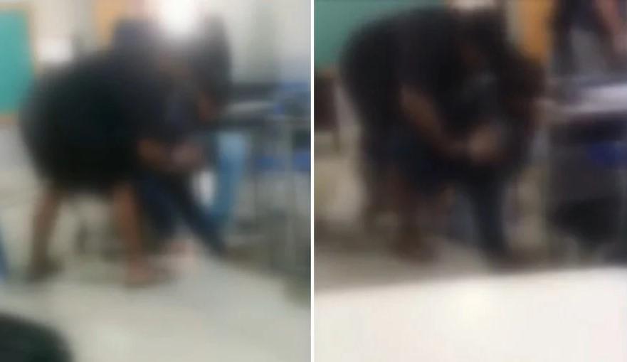Vídeo que circula pelas redes mostra ataque a professor
