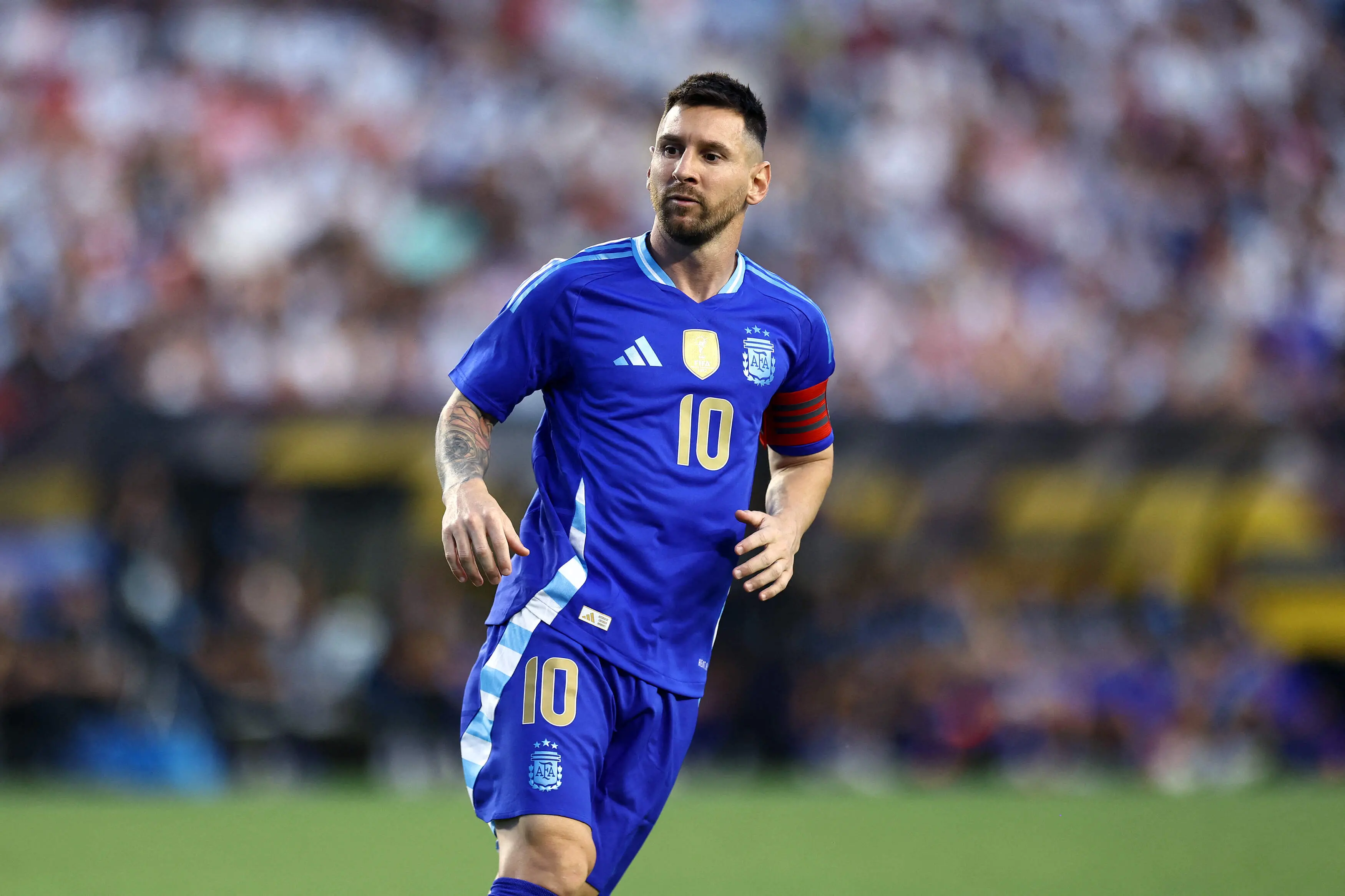 Imagem do atacante argentino Lionel Messi