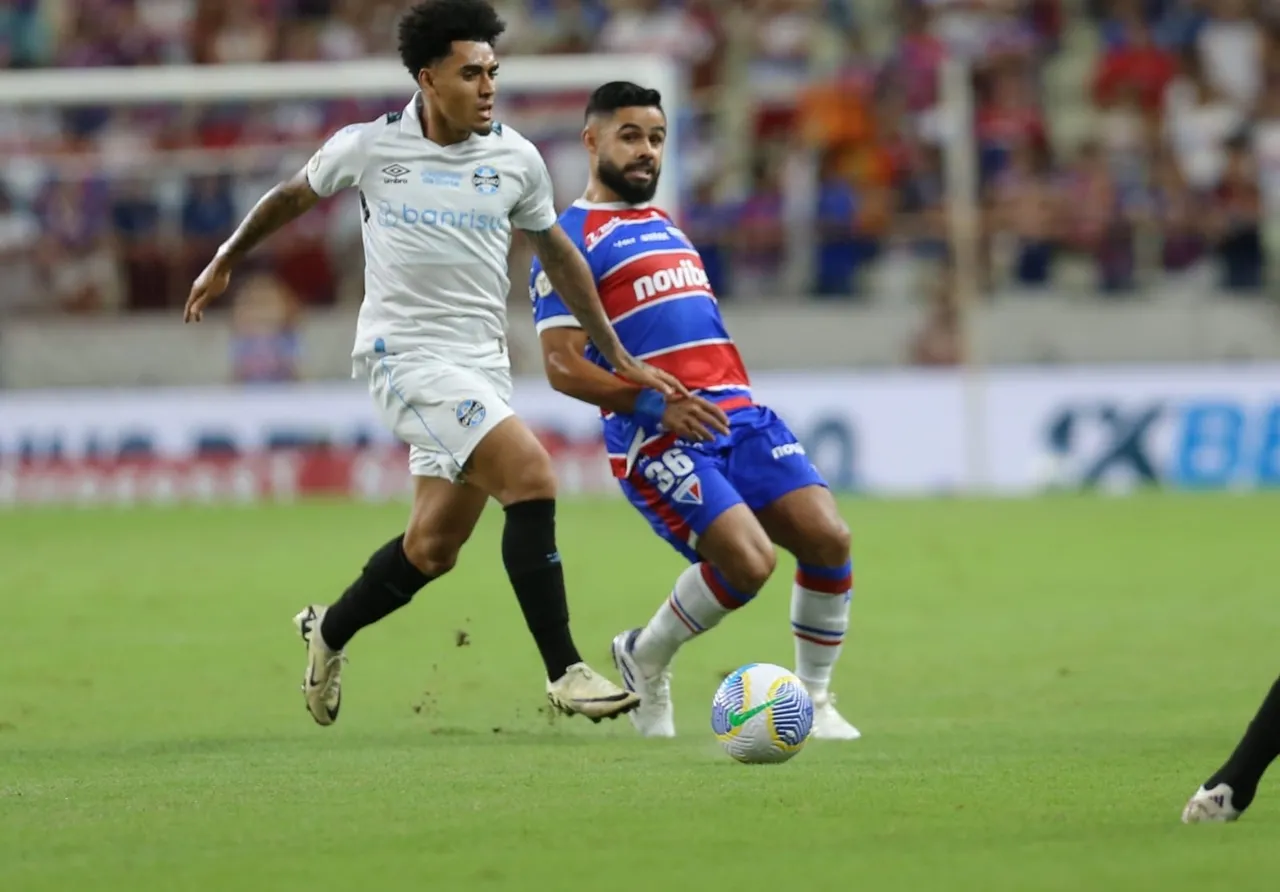 Fortaleza e Grêmio fizeram um jogo muito disputado no Castelão
