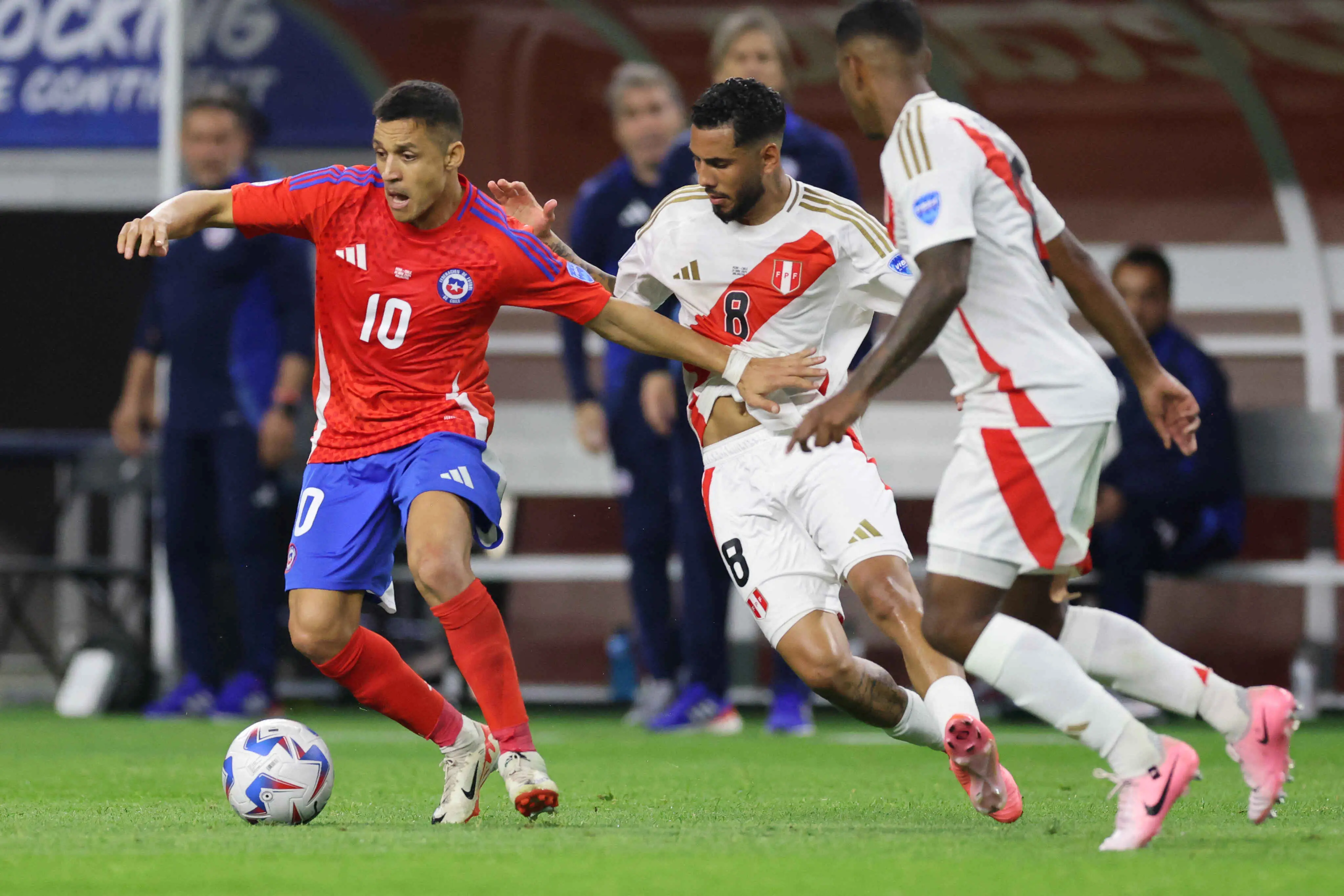 Imagem de Peru e Chile pela Copa América 2024